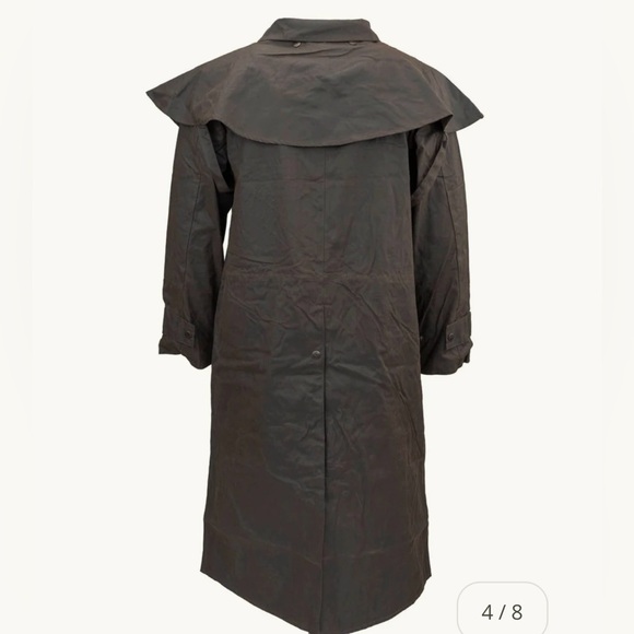 Outback Trading Company Limited Vintage waterproof full-length oiled slicker - Picture 2 of 16